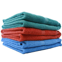 Buy Home One Waffle Border Assorted Cotton Bath Towel 60x30 inch